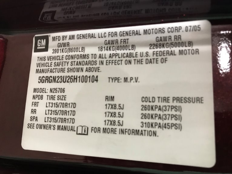 Used-2006-HUMMER-H2