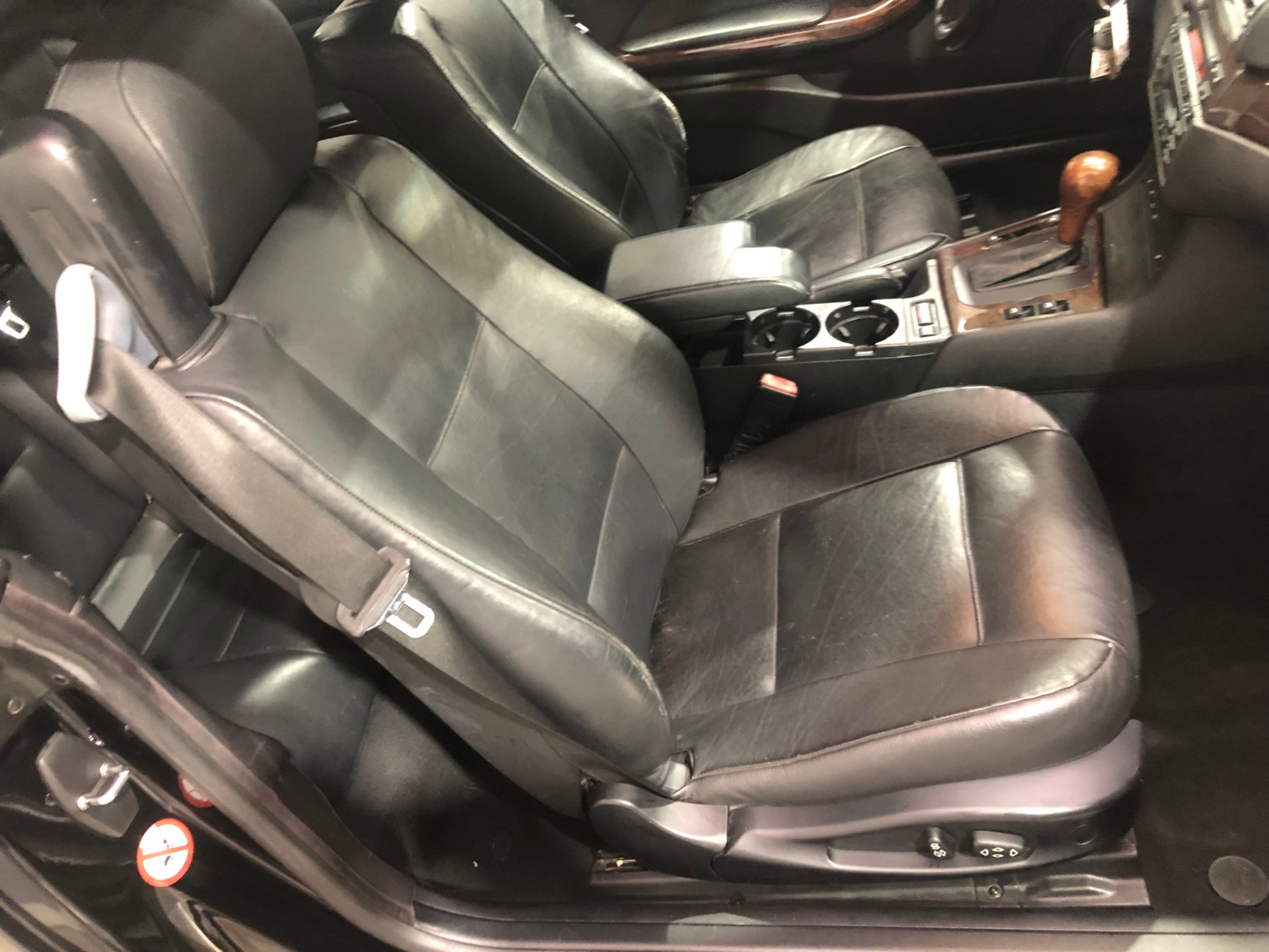 BMW e46 325Ci Coupe black leather interior