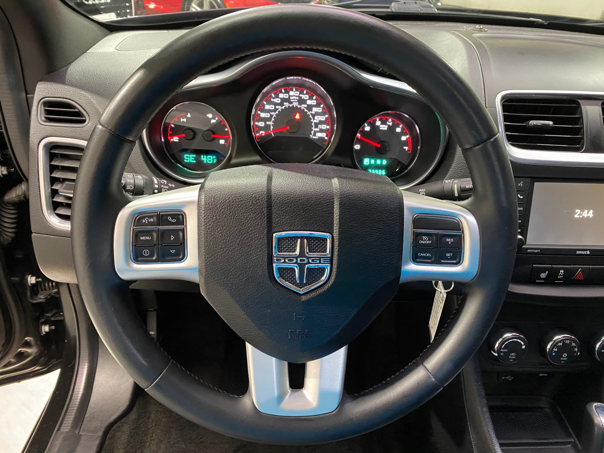 2014 dodge avenger clearance steering wheel size
